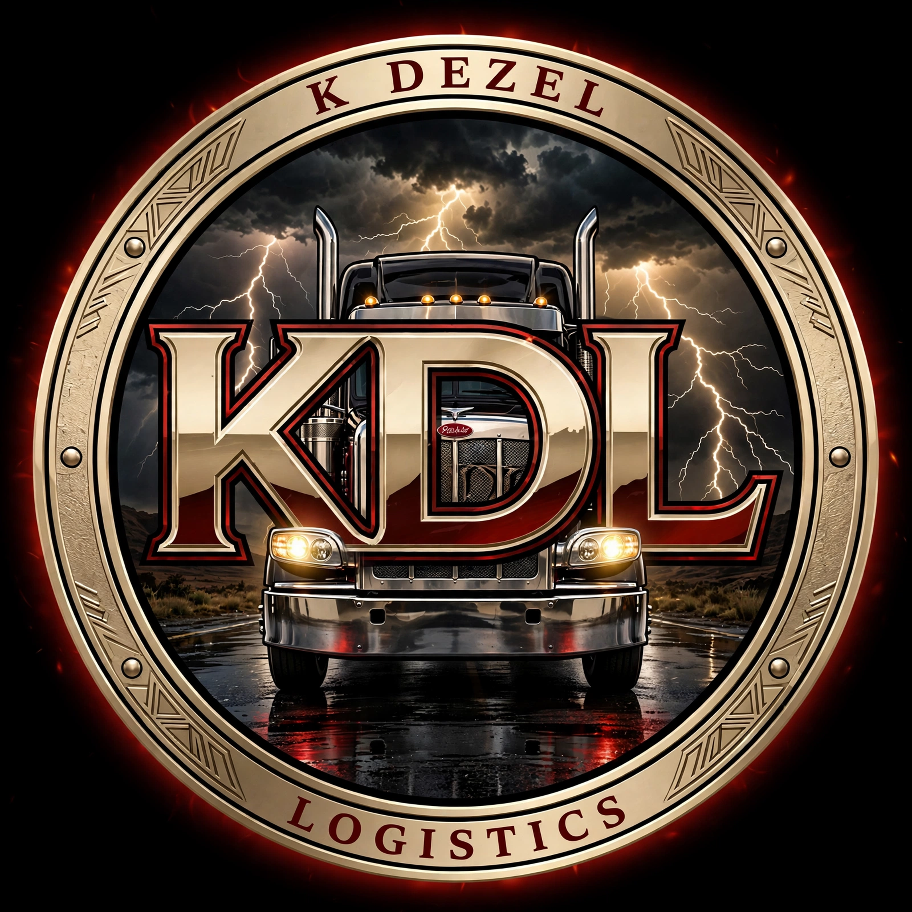 KDL — K Dezel Logistics badge